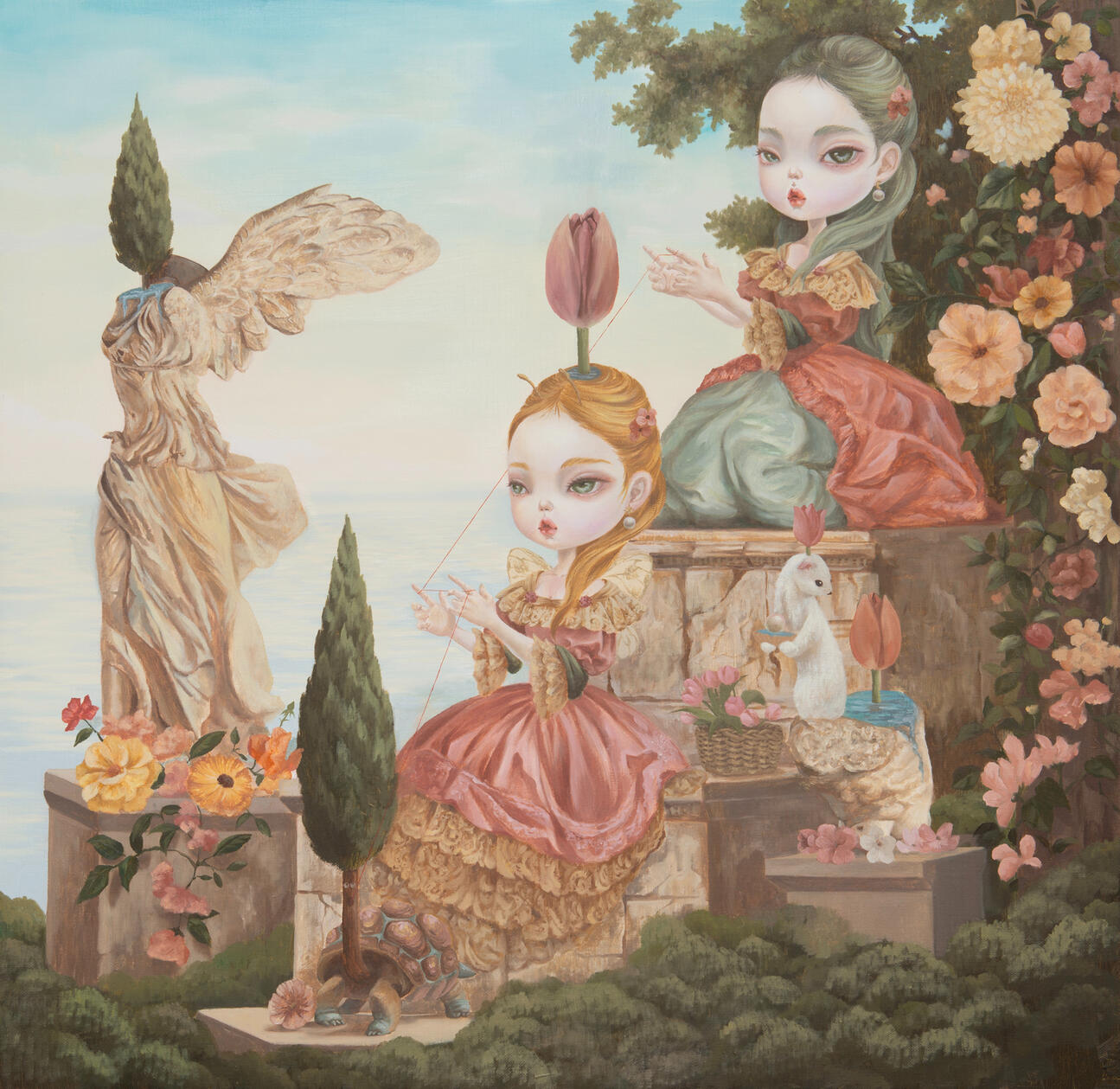 Plant Yourself in Me, 나에게 너를 심어, 72.7x72.7cm, oil on canvas, 2025